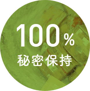 100%秘密保持